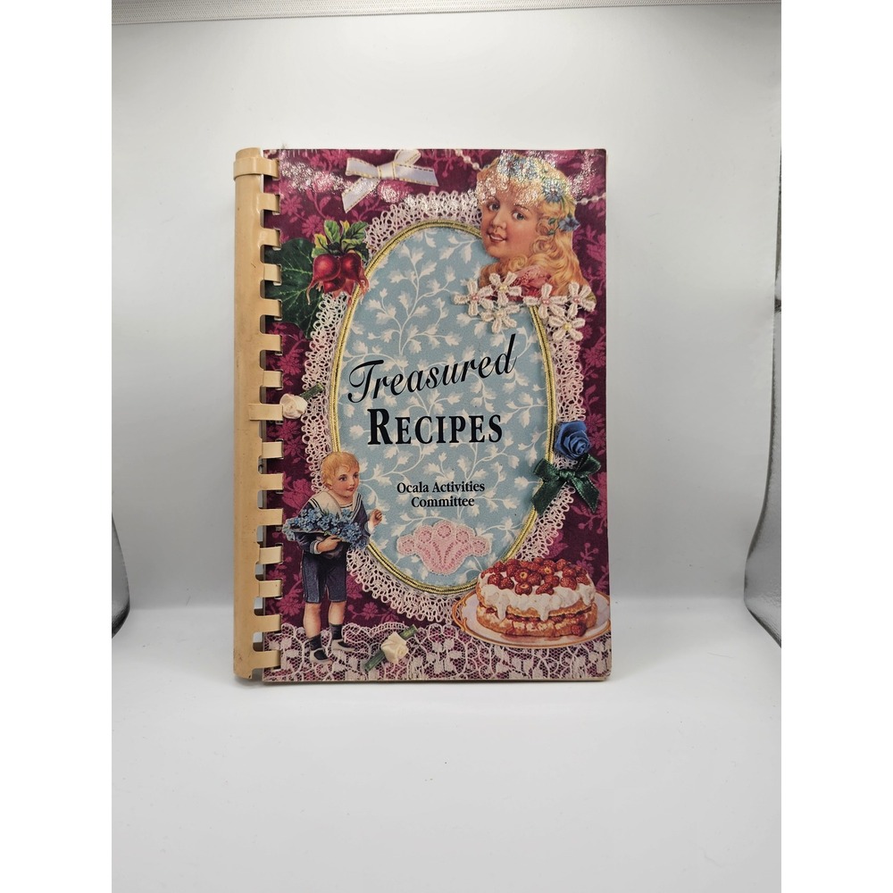 Treasured Recipes Ocala Activities Committee Cookbook Morris Press Spiral Bound
